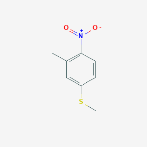 molecular formula C8H9NO2S B15372725 Methyl(3-methyl-4-nitrophenyl)sulfane 