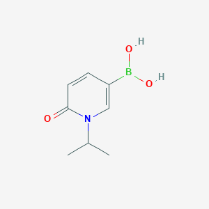 molecular formula C8H12BNO3 B15372767 (1-Isopropyl-6-oxo-1,6-dihydropyridin-3-yl)boronic acid 