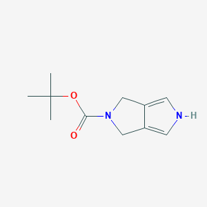 molecular formula C11H16N2O2 B15372871 tert-Butyl 3,5-dihydropyrrolo[3,4-c]pyrrole-2(1H)-carboxylate 