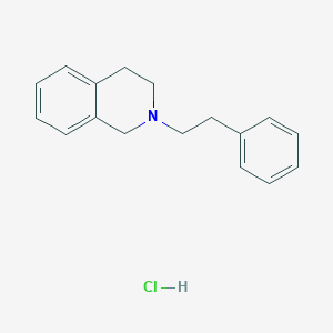 molecular formula C17H20ClN B15373373 2-Phenethyl-3,4-dihydro-1h-isoquinoline hydrochloride CAS No. 7467-63-2