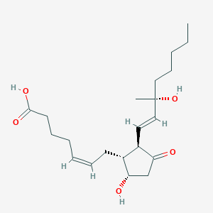 molecular formula C21H34O5 B153735 (Z)-7-[(1R,2R,5S)-5-羟基-2-[(E,3R)-3-羟基-3-甲基辛-1-烯基]-3-氧代环戊基]庚-5-烯酸 CAS No. 210978-26-0