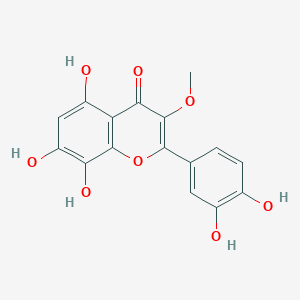 molecular formula C16H12O8 B153747 棉酚3-甲醚 CAS No. 86749-51-1