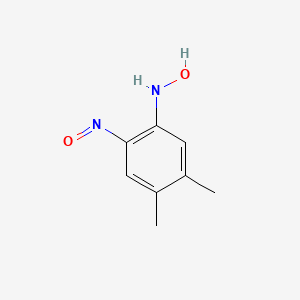 N-(4,5-dimethyl-2-nitrosophenyl)hydroxylamine