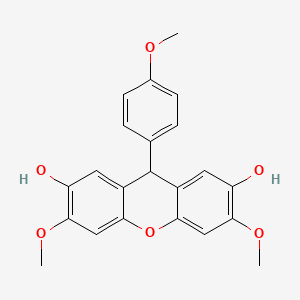 3,6-dimethoxy-9-(4-methoxyphenyl)-9H-xanthene-2,7-diol