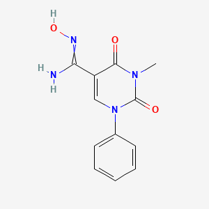 N'-hydroxy-3-methyl-2,4-dioxo-1-phenylpyrimidine-5-carboximidamide