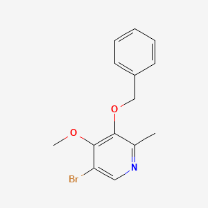 2-Methyl-3-benzyloxy-4-methoxy-5-bromopyridine