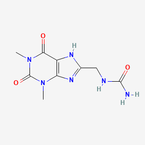 8-(Ureidomethyl)theophylline