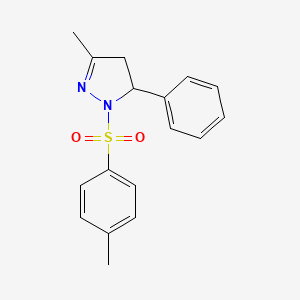 3-Methyl-1-[(4-methylphenyl)sulfonyl]-5-phenyl-4,5-dihydro-1h-pyrazole