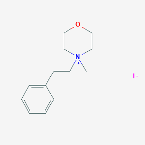 4-Methyl-4-(2-phenylethyl)morpholin-4-ium iodide