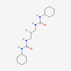 1,1'-(2-Chloropropane-1,3-diyl)bis(3-cyclohexylurea)