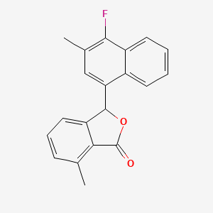 3-(4-fluoro-3-methylnaphthalen-1-yl)-7-methyl-3H-2-benzofuran-1-one