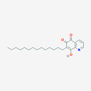 8-Hydroxy-7-tetradecylquinoline-5,6-dione