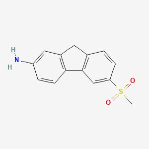 6-(Methylsulfonyl)-9h-fluoren-2-amine