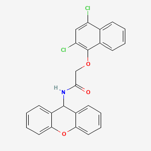 2-(2,4-dichloronaphthalen-1-yl)oxy-N-(9H-xanthen-9-yl)acetamide