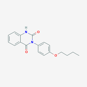 3-(4-butoxyphenyl)-1H-quinazoline-2,4-dione