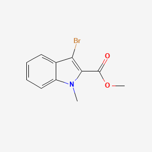 1H-Indole-2-carboxylic acid, 3-bromo-1-methyl-, methyl ester