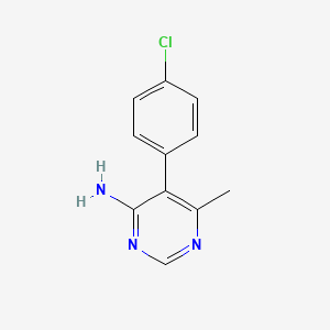 5-(4-Chlorophenyl)-6-methylpyrimidin-4-amine