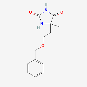 5-Methyl-5-(2-phenylmethoxyethyl)imidazolidine-2,4-dione