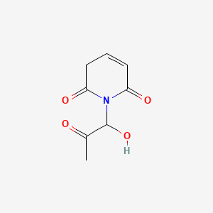 1-(1-Hydroxy-2-oxopropyl)pyridine-2,6(1H,3H)-dione