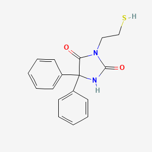 5,5-Diphenyl-3-(2-sulfanylethyl)imidazolidine-2,4-dione