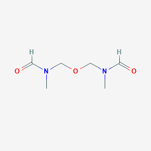 molecular formula C6H12N2O3 B15376260 N-[[formyl(methyl)amino]methoxymethyl]-N-methylformamide CAS No. 5129-83-9