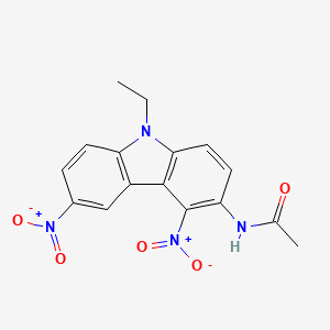 N-(9-Ethyl-4,6-dinitro-carbazol-3-YL)acetamide