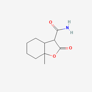 3-Benzo[b]furancarboxamide, 7a-methyl-2-oxo-octahydro-