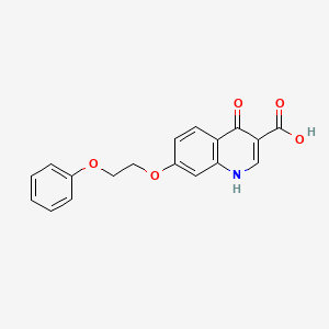 4-oxo-7-(2-phenoxyethoxy)-1H-quinoline-3-carboxylic acid