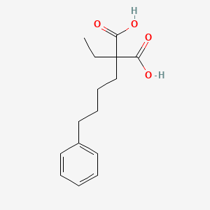 Ethyl(4-phenylbutyl)propanedioic acid