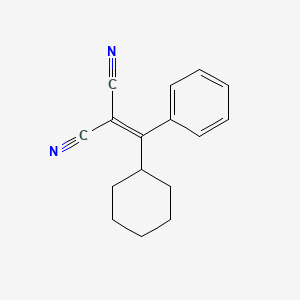 [Cyclohexyl(phenyl)methylidene]propanedinitrile