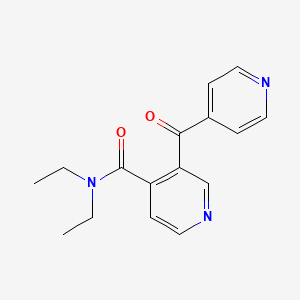 N,N-diethyl-3-(pyridine-4-carbonyl)pyridine-4-carboxamide