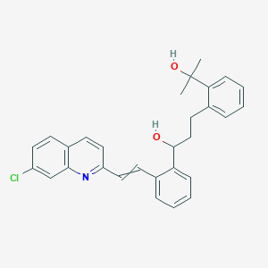 molecular formula C29H28ClNO2 B15376482 1-[2-[2-(7-Chloranylquinolin-2-yl)ethenyl]phenyl]-3-[2-(2-oxidanylpropan-2-yl)phenyl]propan-1-ol 