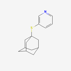 3-(1-Adamantylsulfanyl)pyridine