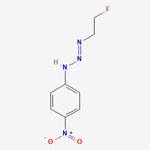 N-(2-Fluoroethyldiazenyl)-4-nitro-aniline