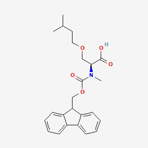 N-Fmoc-N-methyl-O-(3-methylbutyl)-L-Serine