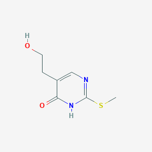 5-(2-hydroxyethyl)-2-methylsulfanyl-1H-pyrimidin-6-one