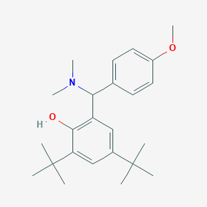 2,4-Ditert-butyl-6-[dimethylamino-(4-methoxyphenyl)methyl]phenol