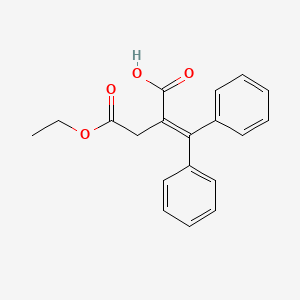 2-(Diphenylmethylidene)-4-ethoxy-4-oxobutanoic acid