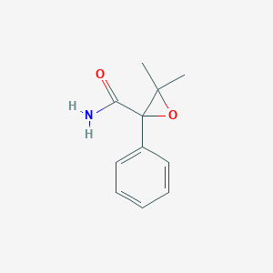 3,3-Dimethyl-2-phenyloxirane-2-carboxamide