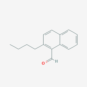 molecular formula C15H16O B15376763 2-Butylnaphthalene-1-carbaldehyde 