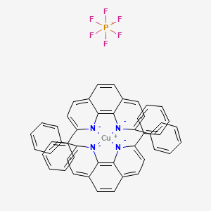 molecular formula C48H32CuF6N4P-4 B15376764 copper(1+);2,9-diphenyl-1,10-phenanthroline-1,10-diide;hexafluorophosphate 