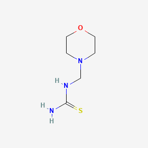 molecular formula C6H13N3OS B15376771 Thiourea, (4-morpholinylmethyl)- CAS No. 24905-91-7