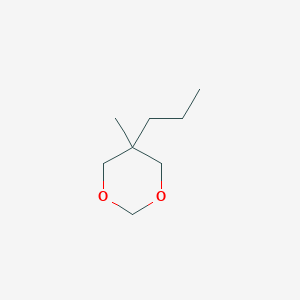 molecular formula C8H16O2 B15376813 5-Methyl-5-propyl-1,3-dioxane CAS No. 6301-67-3