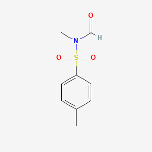 molecular formula C9H11NO3S B15376853 N-Methyl-N-(4-methylbenzene-1-sulfonyl)formamide CAS No. 68984-86-1