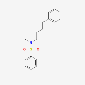 molecular formula C18H23NO2S B15376889 n,4-Dimethyl-n-(4-phenylbutyl)benzenesulfonamide CAS No. 5435-07-4