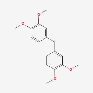 molecular formula C17H20O4 B15376943 1,1'-Methylenebis(3,4-dimethoxybenzene) CAS No. 1158-27-6