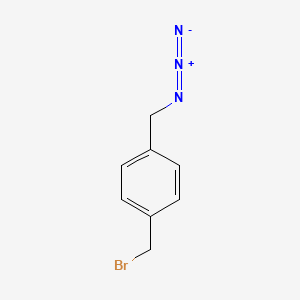 molecular formula C8H8BrN3 B15376945 1-(Azidomethyl)-4-(bromomethyl)benzene 