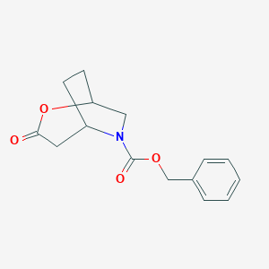 2-Oxa-6-azabicyclo[3.2.2]nonane-6-carboxylicacid, 3-oxo-, phenylmethyl ester