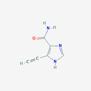 B153770 5-Ethynyl-1H-imidazole-4-carboxamide CAS No. 126004-16-8