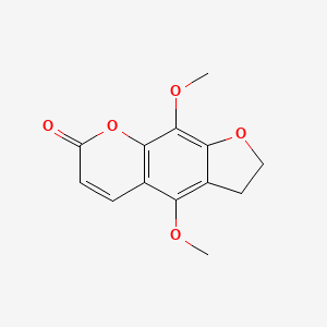 7H-Furo[3,2-g][1]benzopyran-7-one,2,3-dihydro-4,9-dimethoxy-